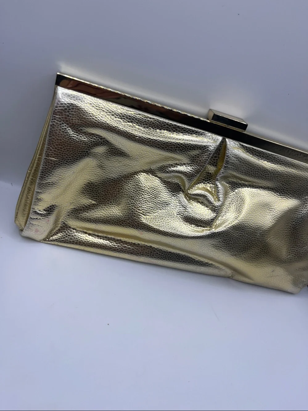 Michael Kors Very Hollywood Gold Clutch Purse